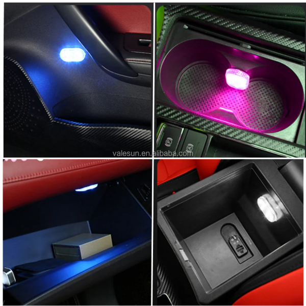 Luz Led Carro Teto Touch Usb Rgb, Entre Outros, Recarregável