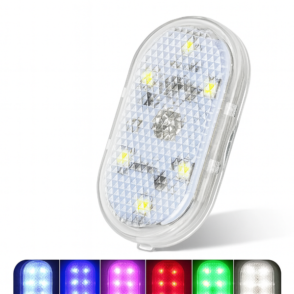 Luz Led Carro Teto Touch Usb Rgb, Entre Outros, Recarregável