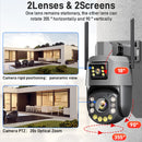 Câmera de Segurança BESDER Dome 6MP com Visão Noturna Colorida e Detecção Humana