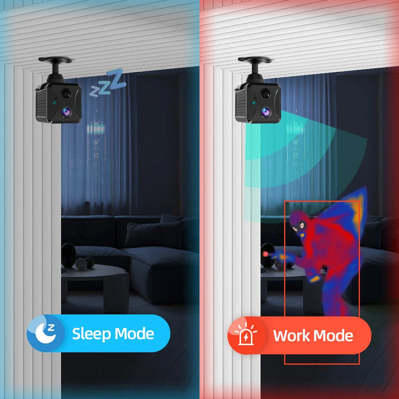 Câmera de Segurança VANDSC Full HD 1080P com Conexão WiFi/4G e Visão Noturna Colorida