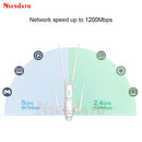Repetidor Wi-Fi de Alta Potência Nsendato AC1200 com Dupla Banda e Cobertura Estendida para Ambientes Externos