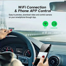 Câmera DVR para Carro WDSZKMYF com GPS Integrado, Visão Noturna e Wi-Fi