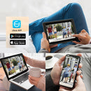 Câmera de Segurança VANDSC Full HD 1080P com Conexão WiFi/4G e Visão Noturna Colorida