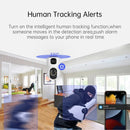 Câmera de Segurança Dome HONTUSEC 8MP com Visão Noturna Colorida, Wi-Fi e Detecção de Movimento